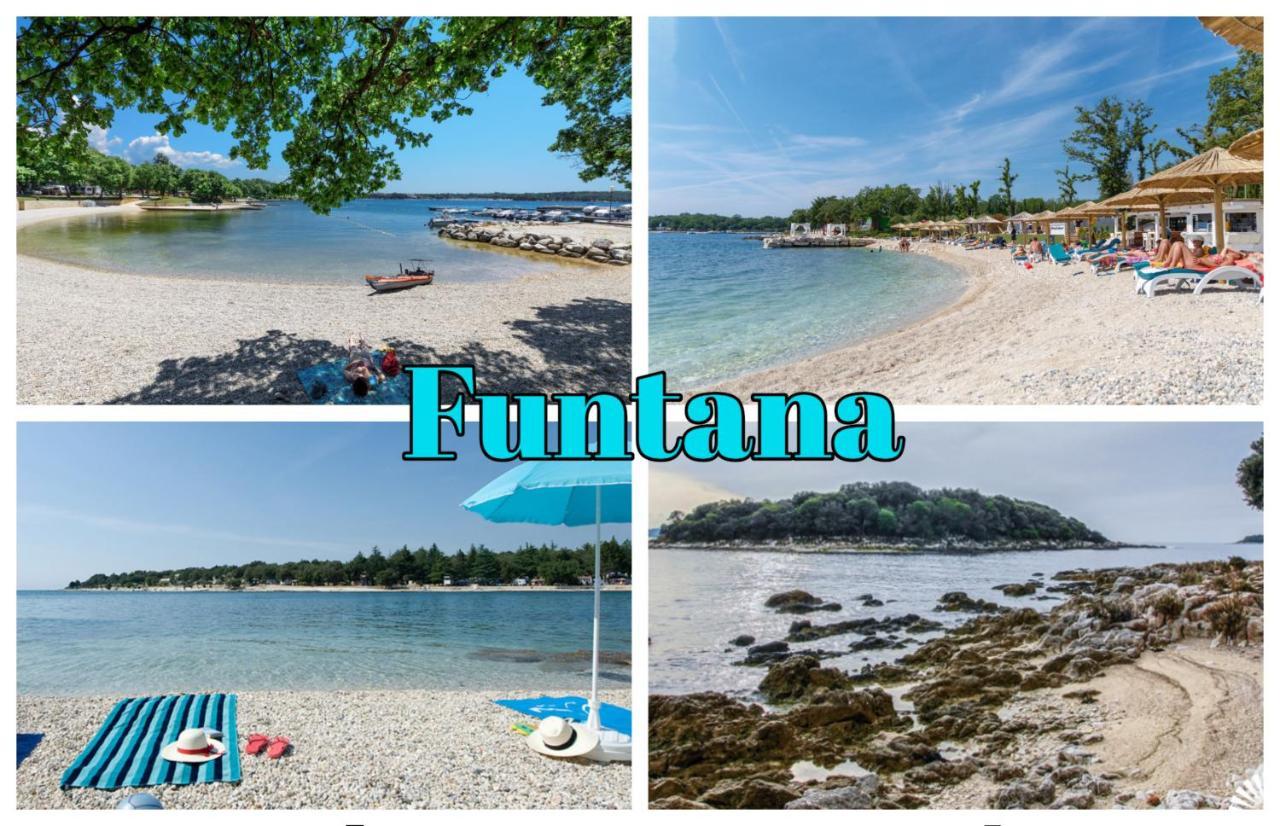Ina Apartment Funtana Bagian luar foto